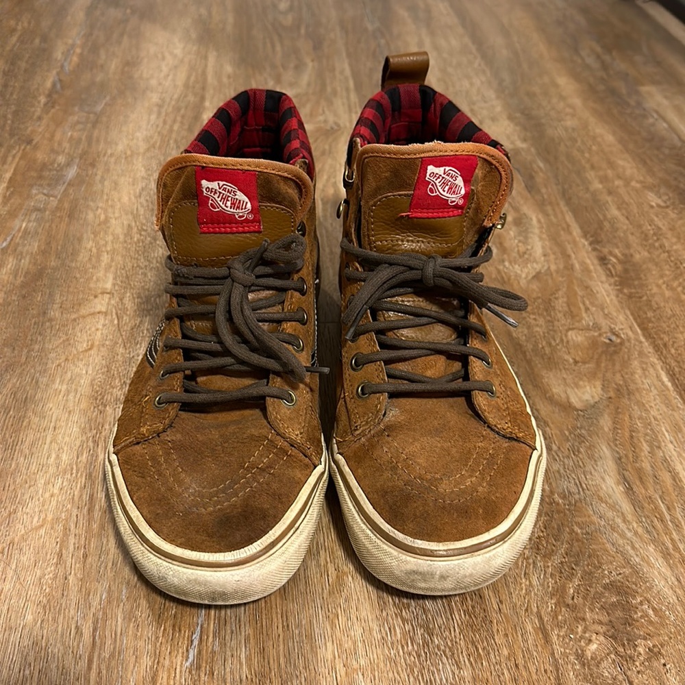 Leather High Top Vans!